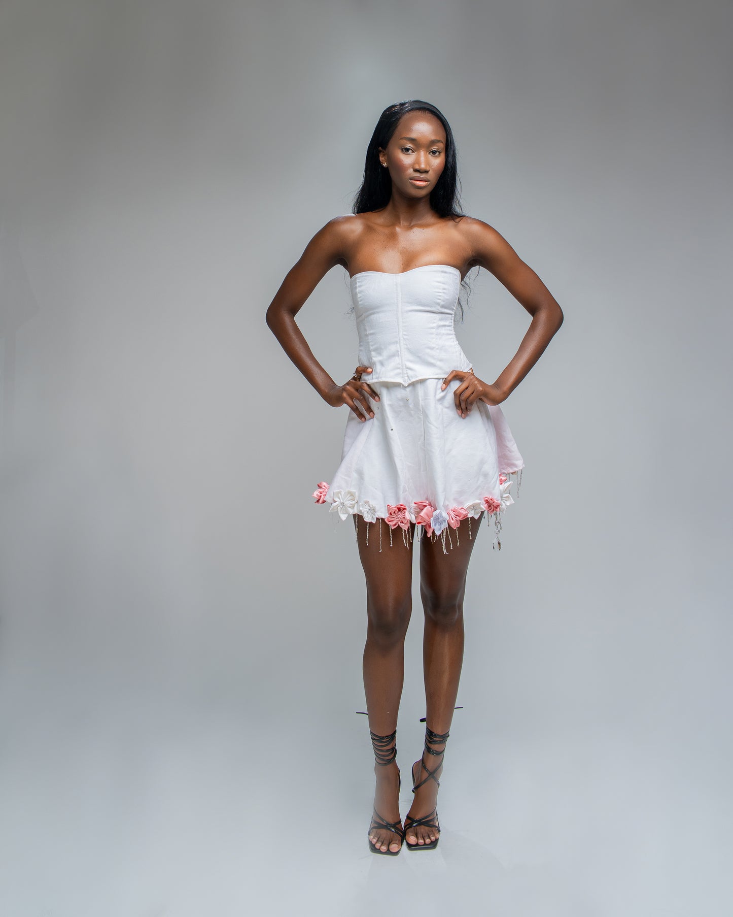 Two piece cotton floral