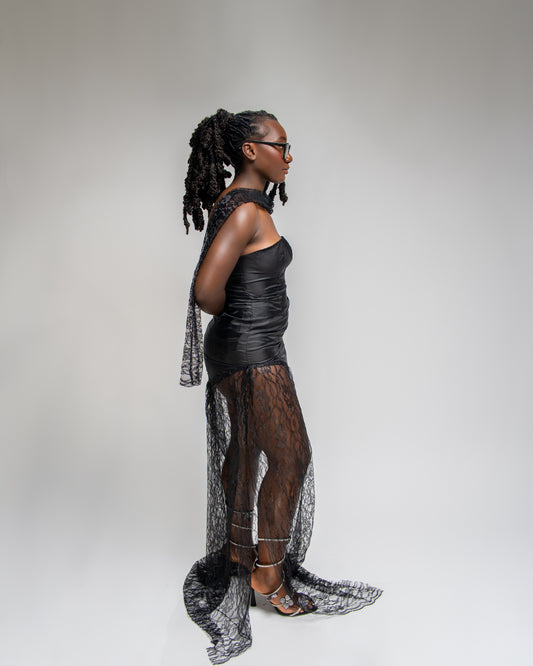 Midnight lace Elegance