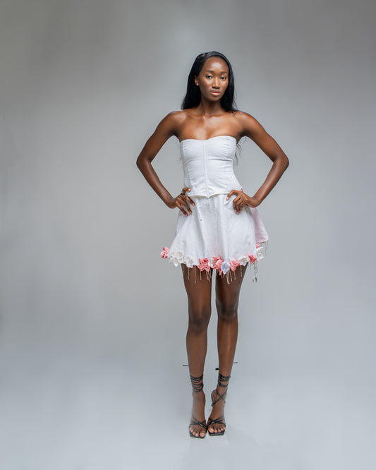 Two piece cotton floral